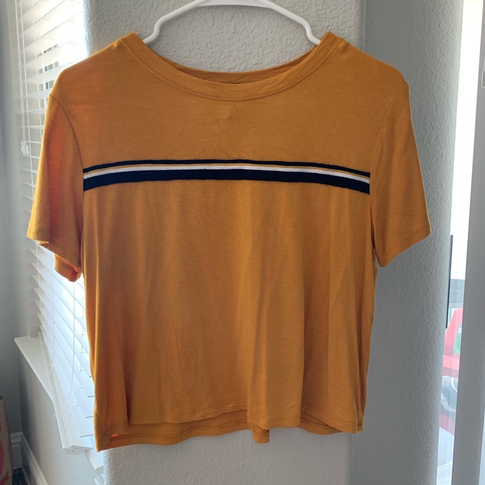 Mustard yellow shirt